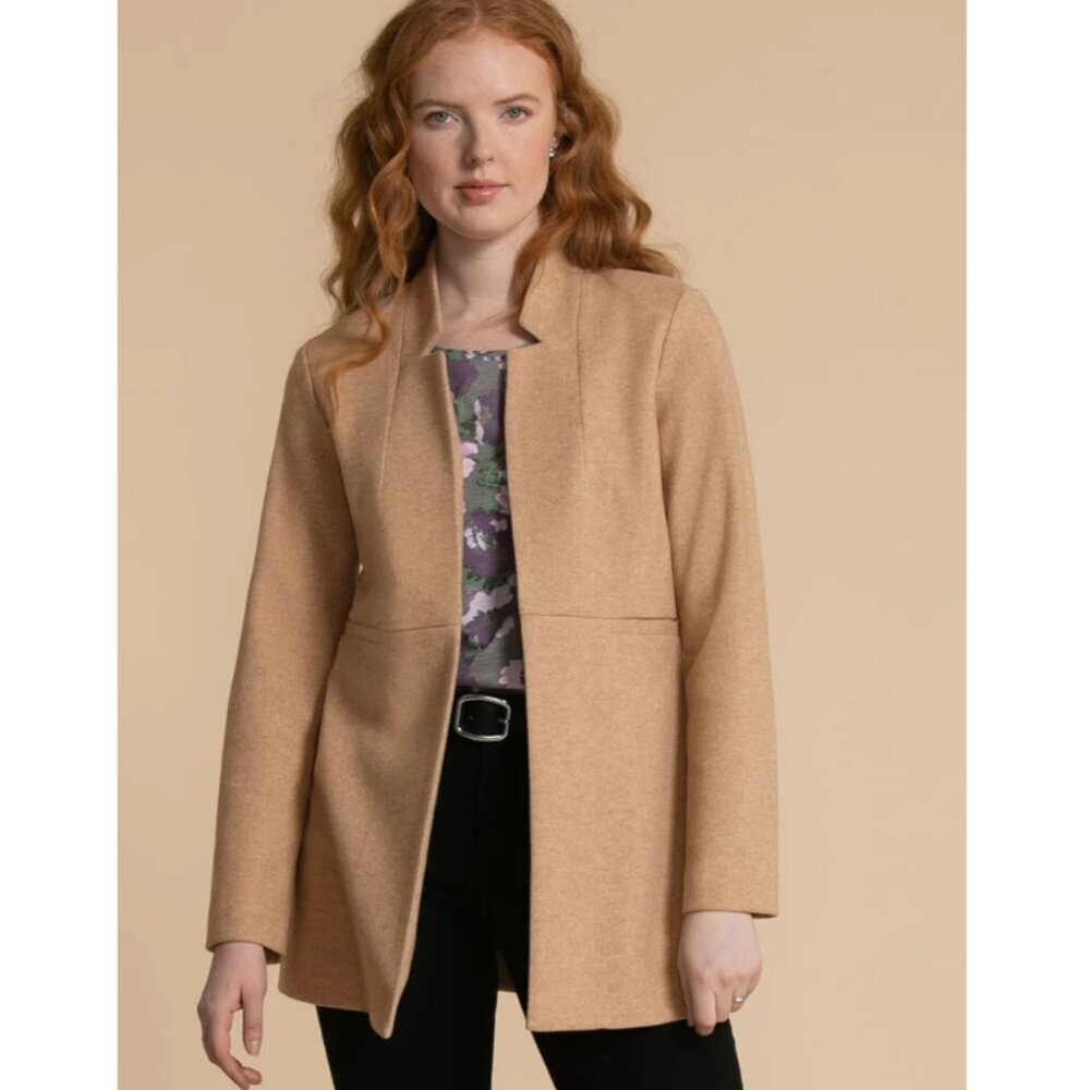 **New With Tags** Long Line Blazer with Inverted Lapel